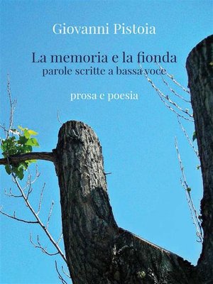 cover image of La memoria e la fionda